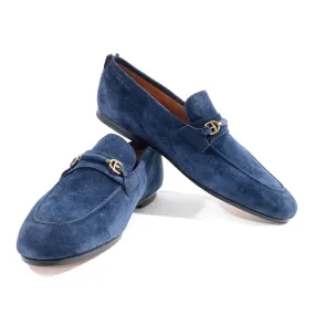 Bally Mens Slip on Loafers in Blue