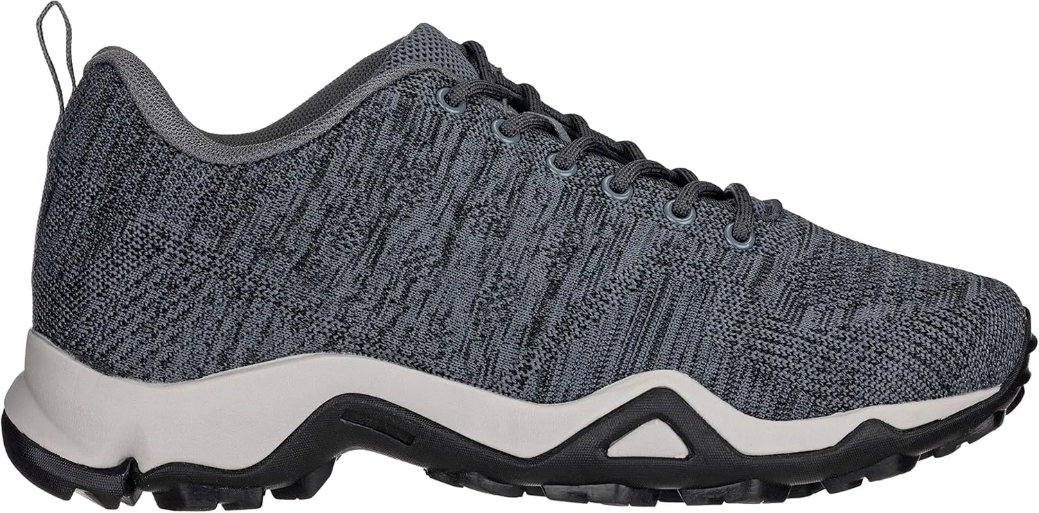 CALTO Men's Invisible Height Increasing Elevator Shoes - Grey Super Lightweight Sporty Sneakers - 2.4 Inches Taller - Q104 - Size 10 D(M) US