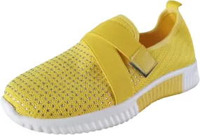 Cathalem White Sneakers for Women Women's Walking Shoes Mesh Slip On Lady Girls Modern Shoes Platform Loafers