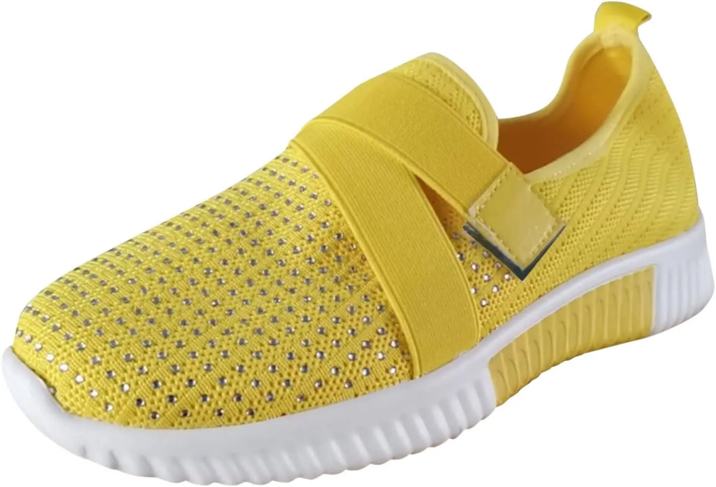 Cathalem White Sneakers for Women Women's Walking Shoes Mesh Slip On Lady Girls Modern Shoes Platform Loafers