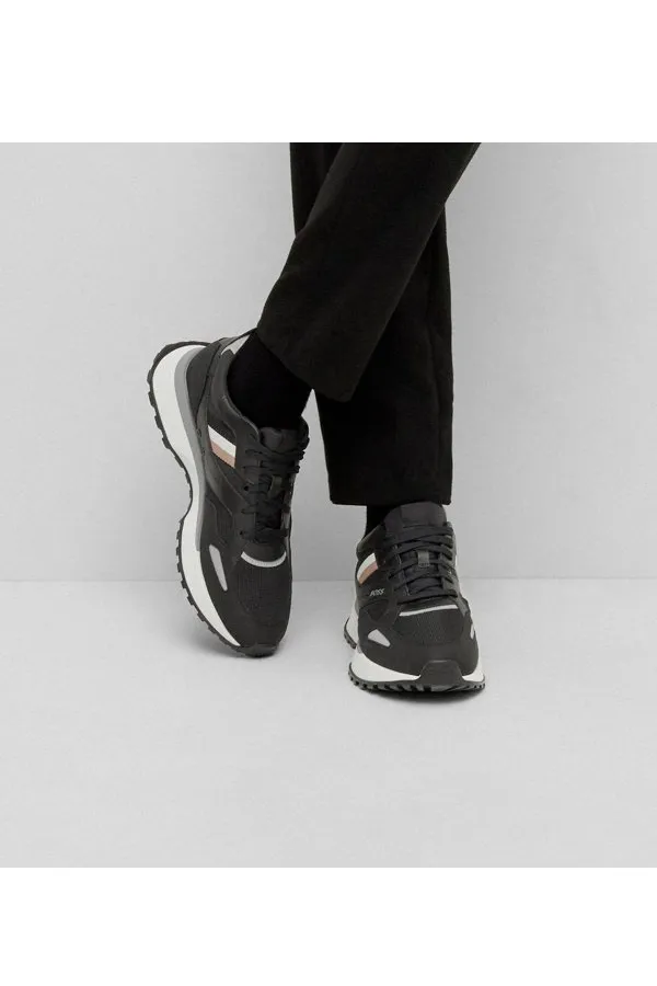 Hugo Boss Jonah Trainers Mix-Material Black/Multi