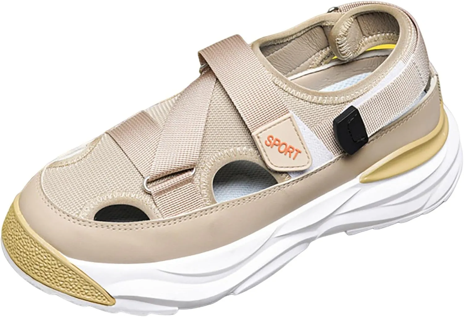 Mens Athletic Sandals Men's Athletic Outdoor Sandals Slides Men's Open Toe Strap Adjustable Sandal Summer