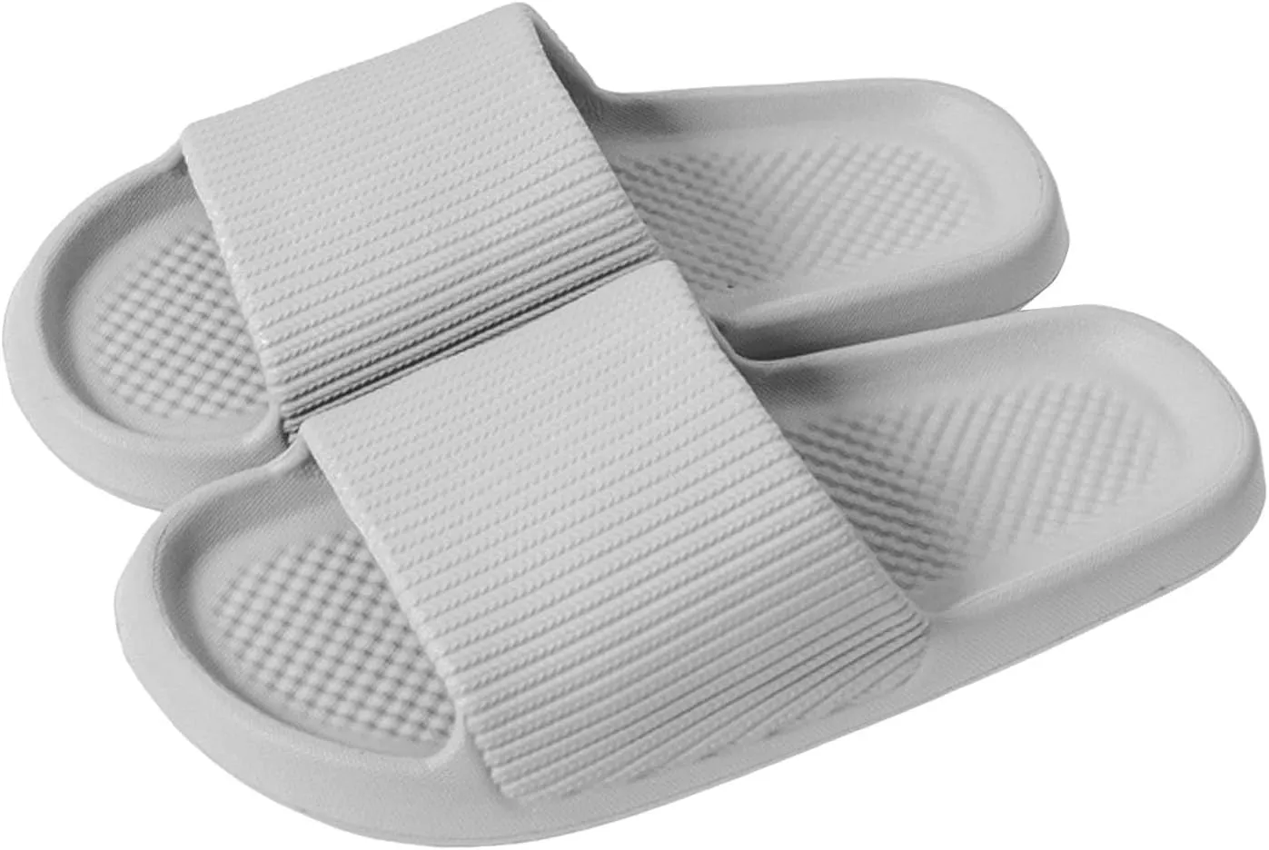 Mens Shower Shoes Womens Slides Cloud Slippers for Men Shower Shoes Women Public Ultimate Comfort Bathroom Slippers