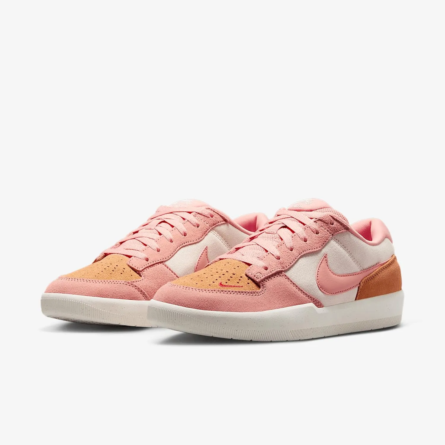 Nike SB Force 58 Skate Shoes (DV5477-103, Pale Ivory/Copper Moon/Gum Light Brown/Apricot Agate)