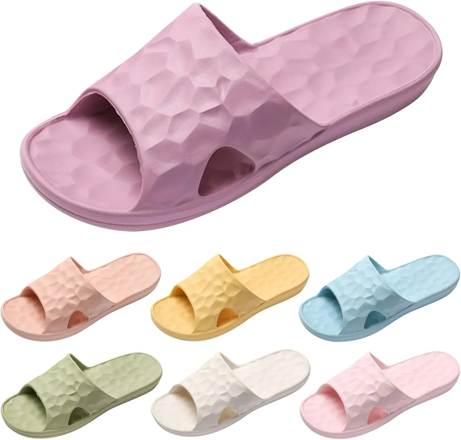 Shower Sandals Shower Slippers for Beach Showers Dorms Outdoor Bathroom Slippers for Men Women Home Slides