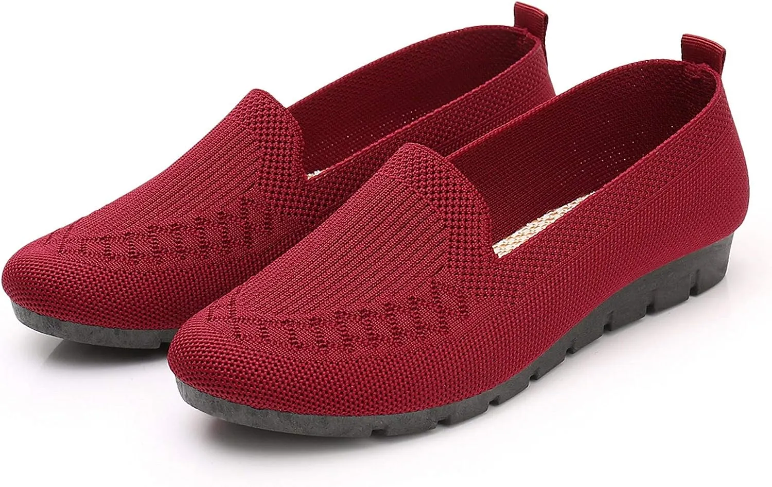 Slip On Shoes for Women Platform Comfortable Slip-On Flats Dressy Business Casual Fashion Outfit Loafer Shoes