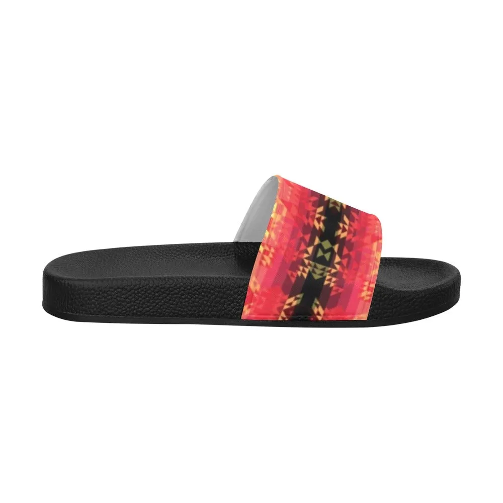 Soleil Fusion Rouge Men's Slide Sandals