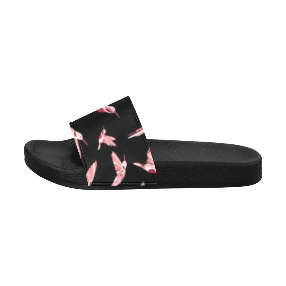 Strawberry Black Men's Slide Sandals