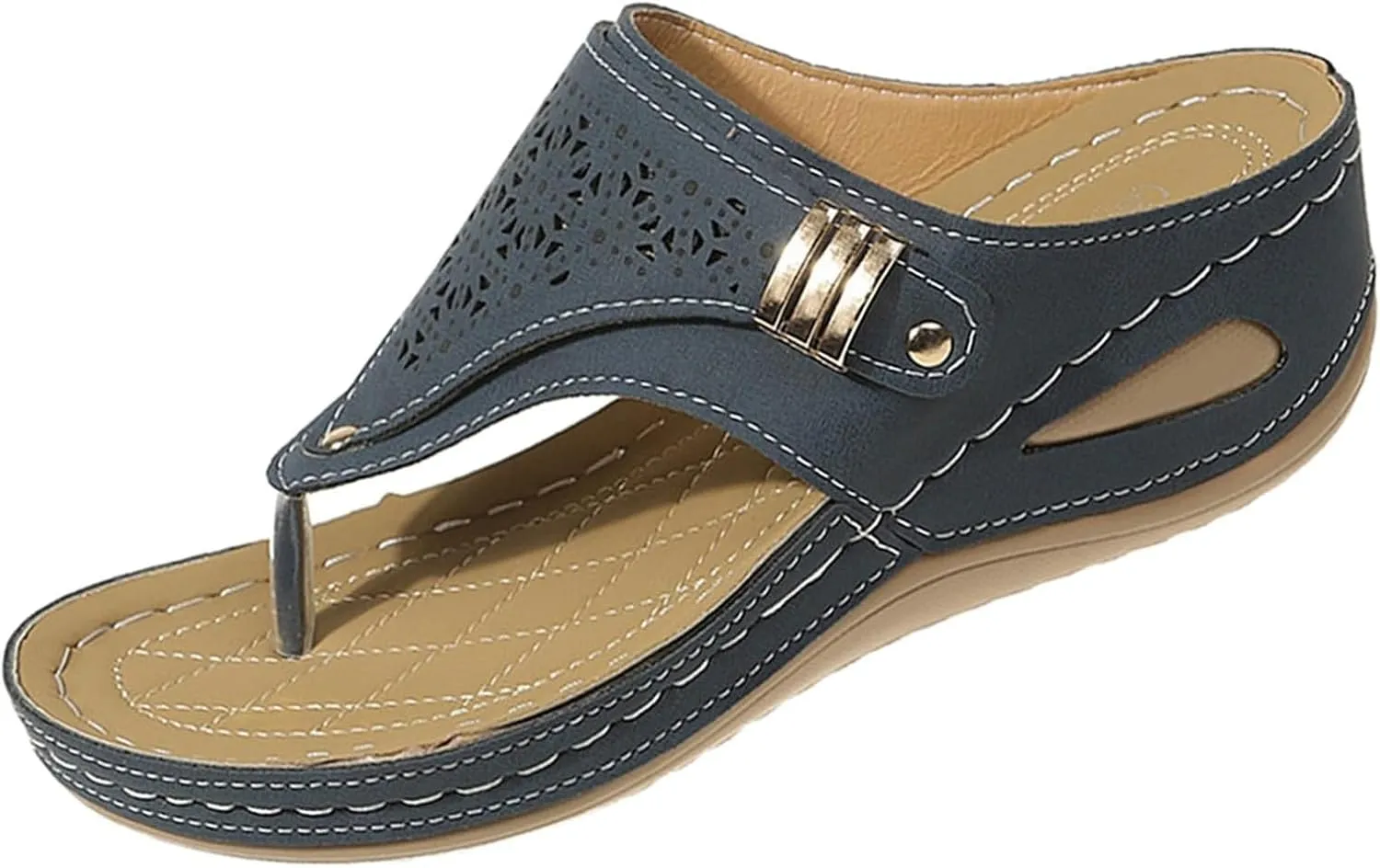 Summer Slippers for Women 2025 Thong Sandals for Women Breathable Mesh Hollow Sports Flip Flops Summer Beach Sandal WomenS Wedge Orthopedic Flip Flops Casual Sandal Open Toe Slippers 2025