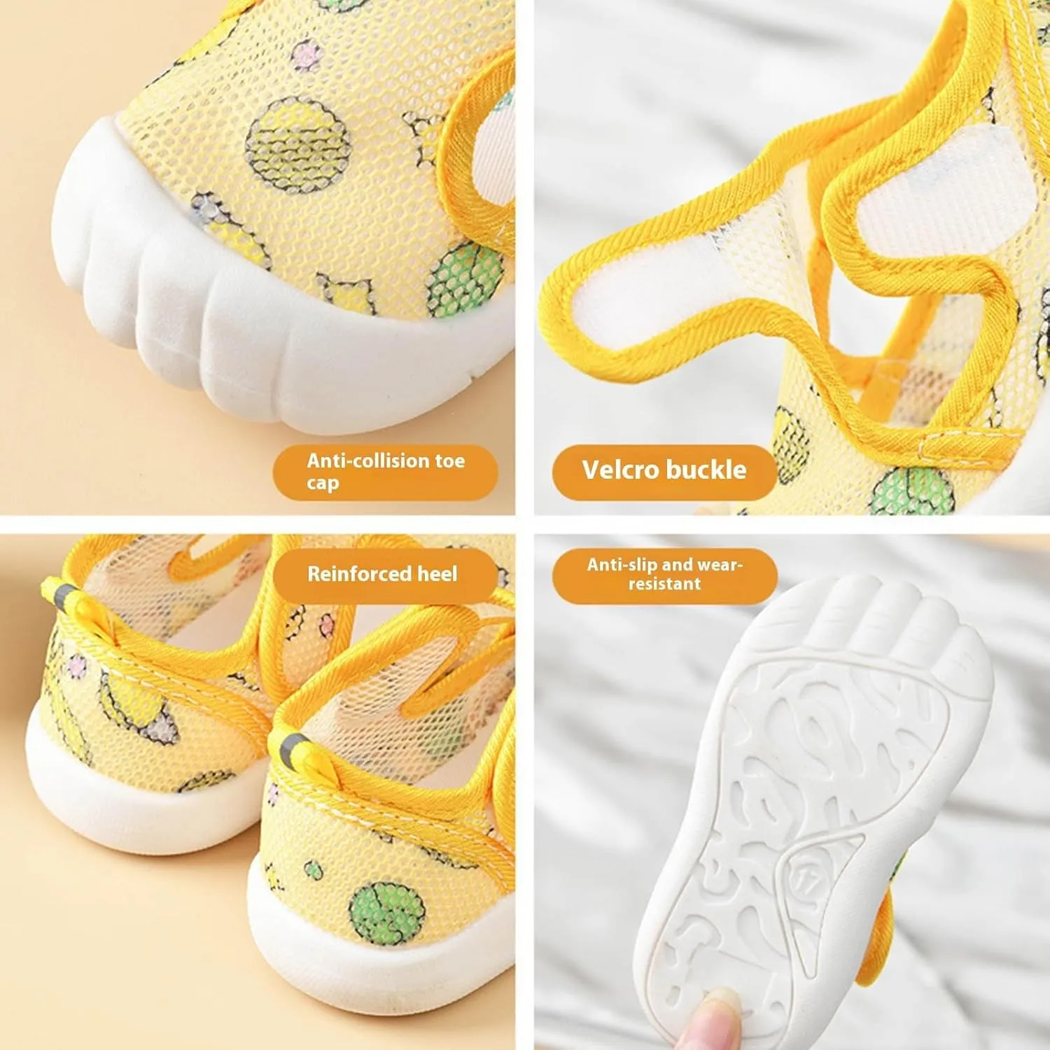 Toddler Water Shoes Barefoot Water Shoes for Kids Baby Wide Socks with Arch Support Breathable Toddler Sneakers Girls